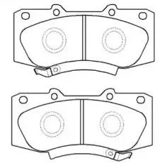 HSB HP9961 Колодки торм.передние Toyota HILUX VII Pickup (N1, N2, N3) 0804-> Toyota HILUX VIII