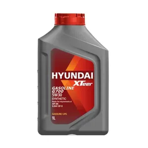 HYUNDAI XTEER 1011135 Моторное масло (G700) GASOLINE 5W30 SP (пластикКорея) 1л