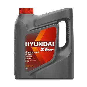 HYUNDAI XTEER 1041011 Моторное масло (G700) GASOLINE 20W50 SP (пластикКорея) 4л