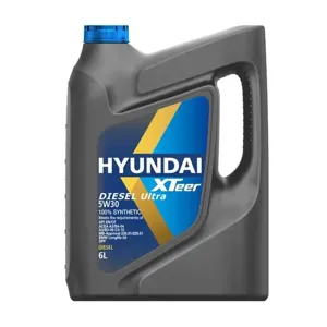 HYUNDAI XTEER 1061001 Моторное масло (D800) DIESEL ULTRA 5W30 SNCF C3 (пластикКорея) (6L)