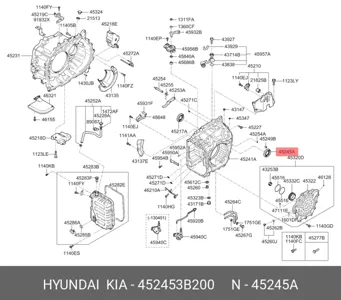 HYUNDAI/KIA 452453B200 Сальник привода , левый Santa Fe Tucson IX35OPTIMA Sorento