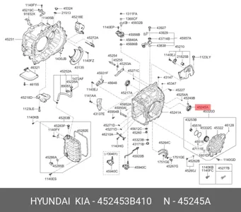 HYUNDAI/KIA 452453B410 Сальник привода левый creta Kia k5 mot.2,5gdi