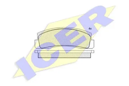 ICER 180269 Кол. торм.диск. Lada Нива