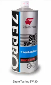 IDEMITSU 4251001 IDEMITSU 5W30 ZEPRO TOURING (1L) масло моторное синт. API SN