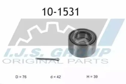 IJS 101531 Комплект подшипника ступицы колеса