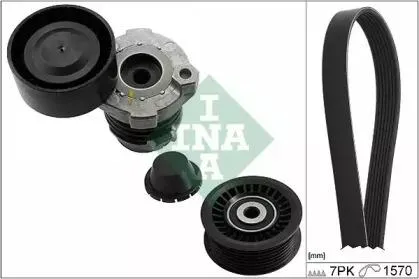 INA 529018710 Комплект ремня приводного Nissan Qashqai (J11) 1.2 (115 лс)