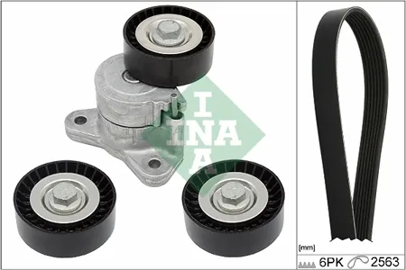 INA 529019110 Ремень поликлин. [6pk2563] + ролики 534032510 + 532056010-2шт