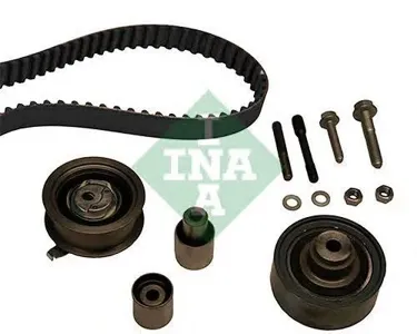 INA 530008210 Ремкомплект ГРМ VAG A3 Octavia Caddy Golf 1.9 <=2010 (4 ролика +ремень 141з.)