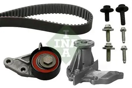 INA 530014030 Ремкомплект ГРМ Ford Focus II, Fusion ,C-MAX 1.25-1.6L (ролик+ремень 117x22)