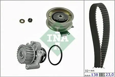 INA 530017130 Ремкомплект ГРМ с помпой Skoda Octavia , VW Bora Golf 2.0 98>