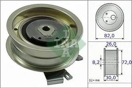 INA 531020320 Ролик натяжителя ремня ГРМ