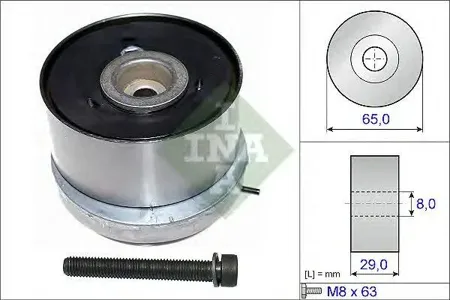 INA 531077910 Ролик натяжителя ремня ГРМ Chevrolet Aveo Cruze Opel Astra Corsa Insignia Meriva Mokka Vectra Zafira