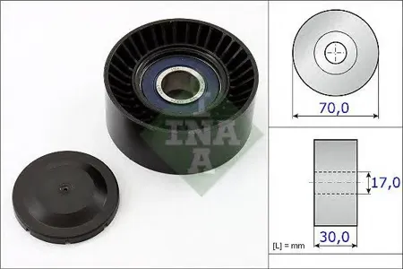 INA 531087310 Ролик натяжителя поликлин.ремня