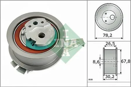 INA 531089410 Ролик натяжной ремня ГРМ Audi A1A3A4A5A6Q5, Skoda Fabia Rapid Octavia 1.4-2.0TDI 10>