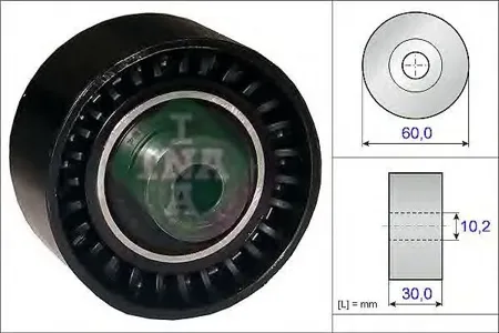 INA 532028910 Ролик ремня ГРМ PSA C4C5206307406407 Expert 99- 1.8-2.2 натяжной