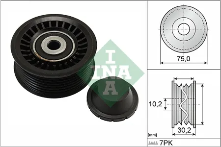 INA 532066810 Ролик ремня приводного Renault Logan Sandero cli Omega ne 0.9-1.2i 12>