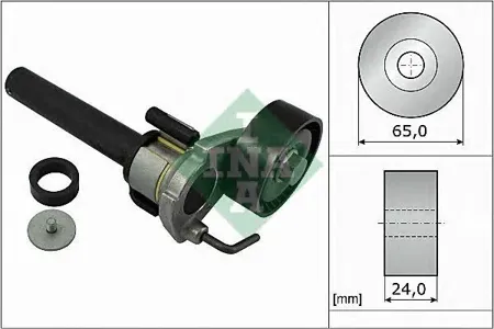 INA 534042210 ролик натяжителя ремняв сборе с натяж. Skoda Octavia 1.8TSI 04>, VW Passat 1.8TSI 05>