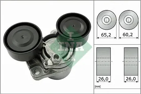 INA 534050510 Натяжитель ремня BMW 07- 2.0-3.0 Diesel