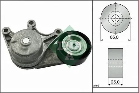 INA 534053510 Ролик натяжной с механизмом натяжения BMW F20F30F10F25 11>