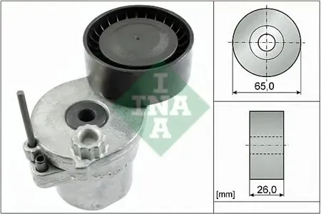 INA 534057010 Натяжитель поликлин.ремня с роликом Mercedes W204W205W212W213C207X204X253 M 274.910 M274.920