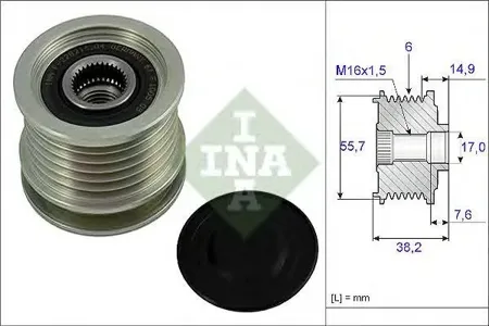 INA 535001310 Шкив генератора
