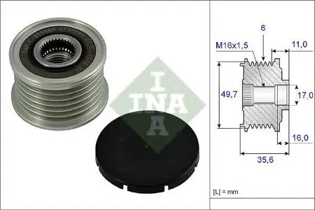 INA 535001610 Шкив генератора