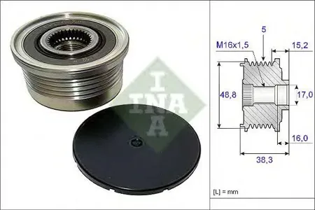 INA 535004810 Шкив генератора