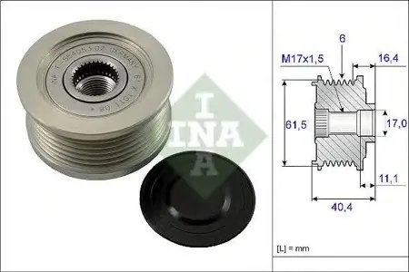 INA 535011510 Шкив генератора