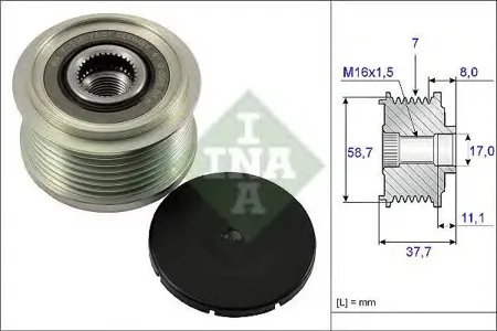 INA 535012810 Шкив генератора