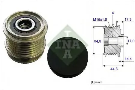 INA 535013010 Муфта генератора обгонная