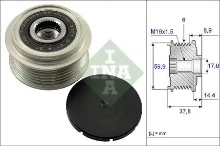 INA 535013510 Шкив генератора