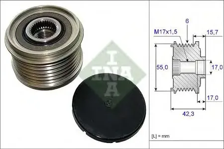 INA 535015410 Шкив генератора