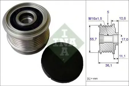 INA 535016110 Шкив генератора