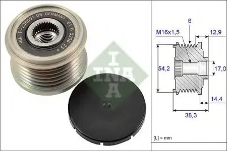 INA 535019410 Шкив генератора
