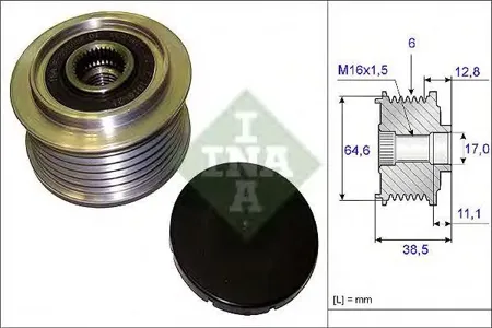 INA 535020110 Шкив генератора