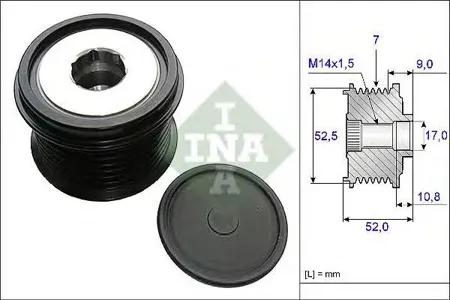 INA 535020910 Шкив генератора