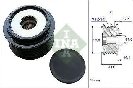 INA 535021010 Шкив генератора