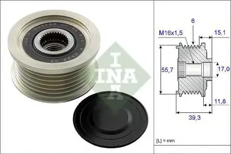 INA 535024910 Шкив генератора