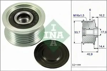 INA 535027010 Шкив генератора