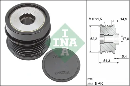 INA 535034210 Шкив генератора
