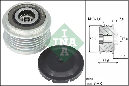 INA 535035910 Шкив генератора