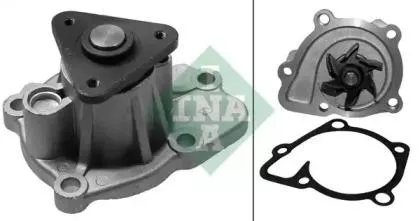 INA 538059410 Водяной насос Hyundai ix35 09-, Santa Fe II 10-, Sonata V 08-, Kia Carens III 06-, Sorento II 09-, Magentis 05-, Mitsubishi Outlander III 12-