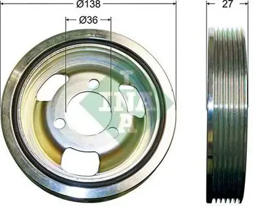 INA 544009610 Шкив коленвала  1.41.6 06