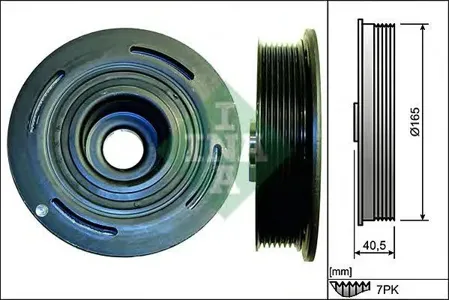 INA 544009810 Шкив коленвала 