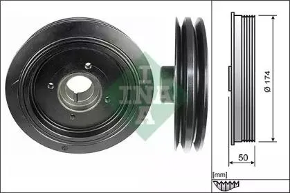 INA 544010710 Шкив коленвала 
