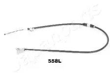 JAPANPARTS BC558L Трос стояночного тормоза Mitsubishi OUTLANDER Citroen Peugeot лев.