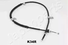 JAPANPARTS BCK34R Трос ручного тормоза , правый