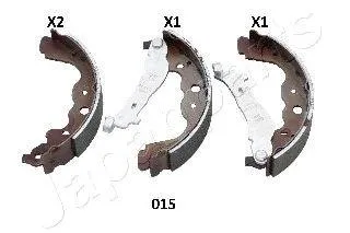 JAPANPARTS GF015AF Колодки торм.бараб. Ren Duster 062010-