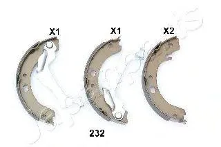 JAPANPARTS GF232AF Колодки торм.бараб.