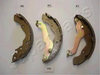 JAPANPARTS GF592AF Колодки задн.бараб.Hyndai Lantra 96->